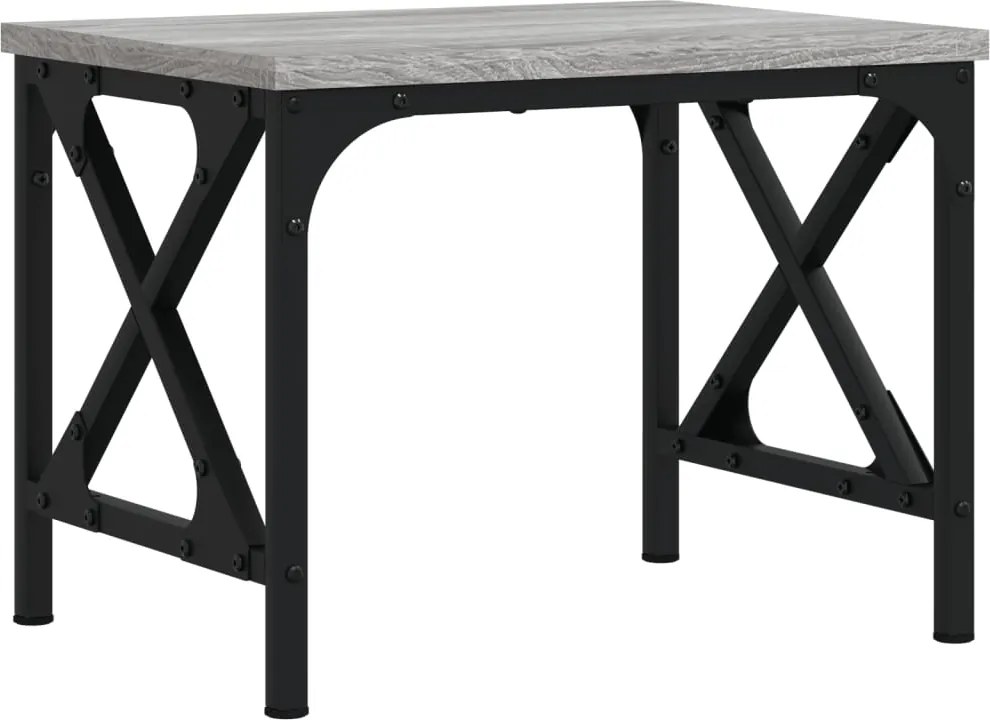 vidaXL Suport imprimantă, gri sonoma, 40x30x31 cm, lemn prelucrat