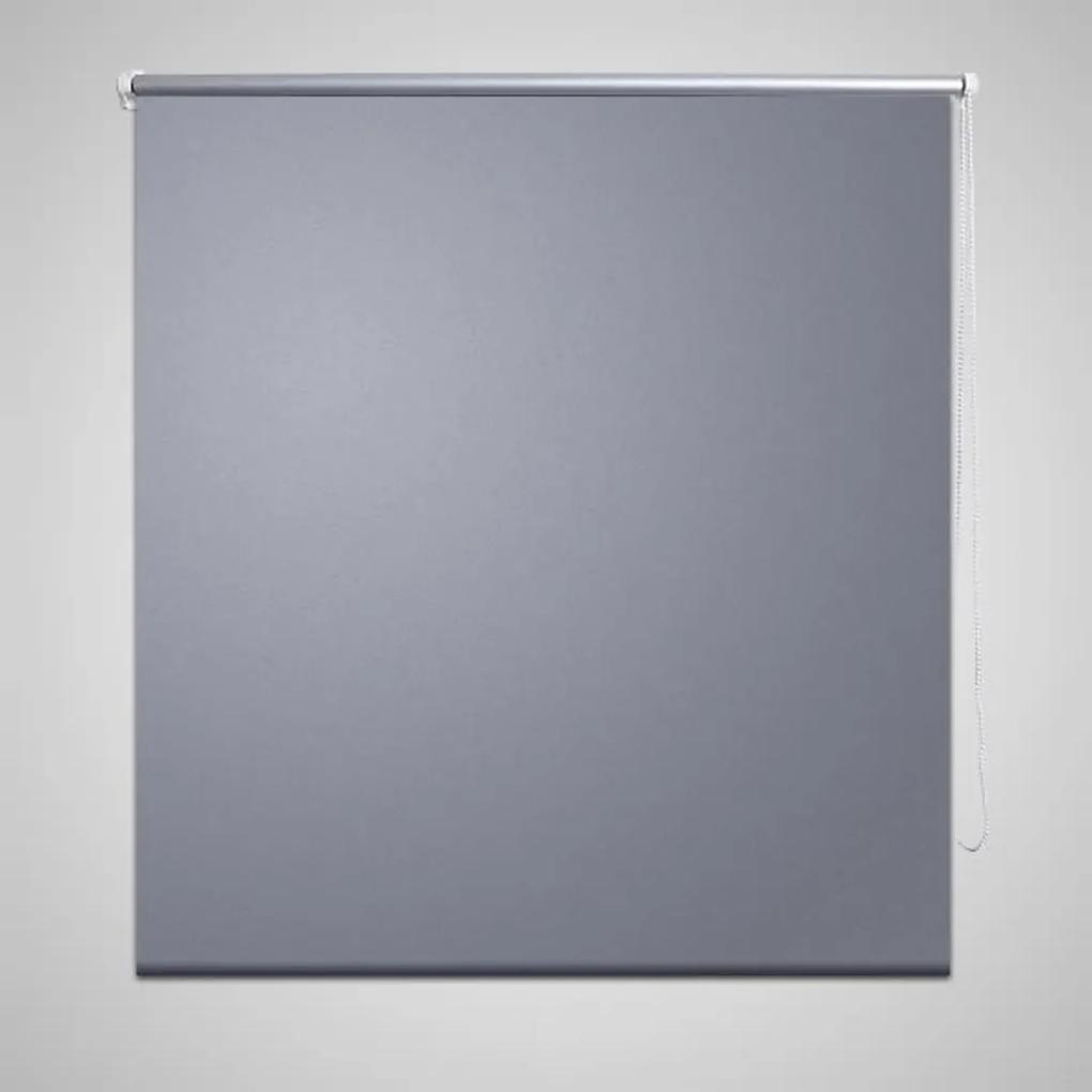 240166 vidaXL Jaluzea opacă rulabilă, 120 x 230 cm, gri