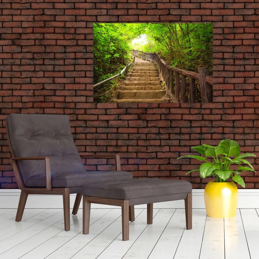 Tablou - Scări în natură (90x60 cm)