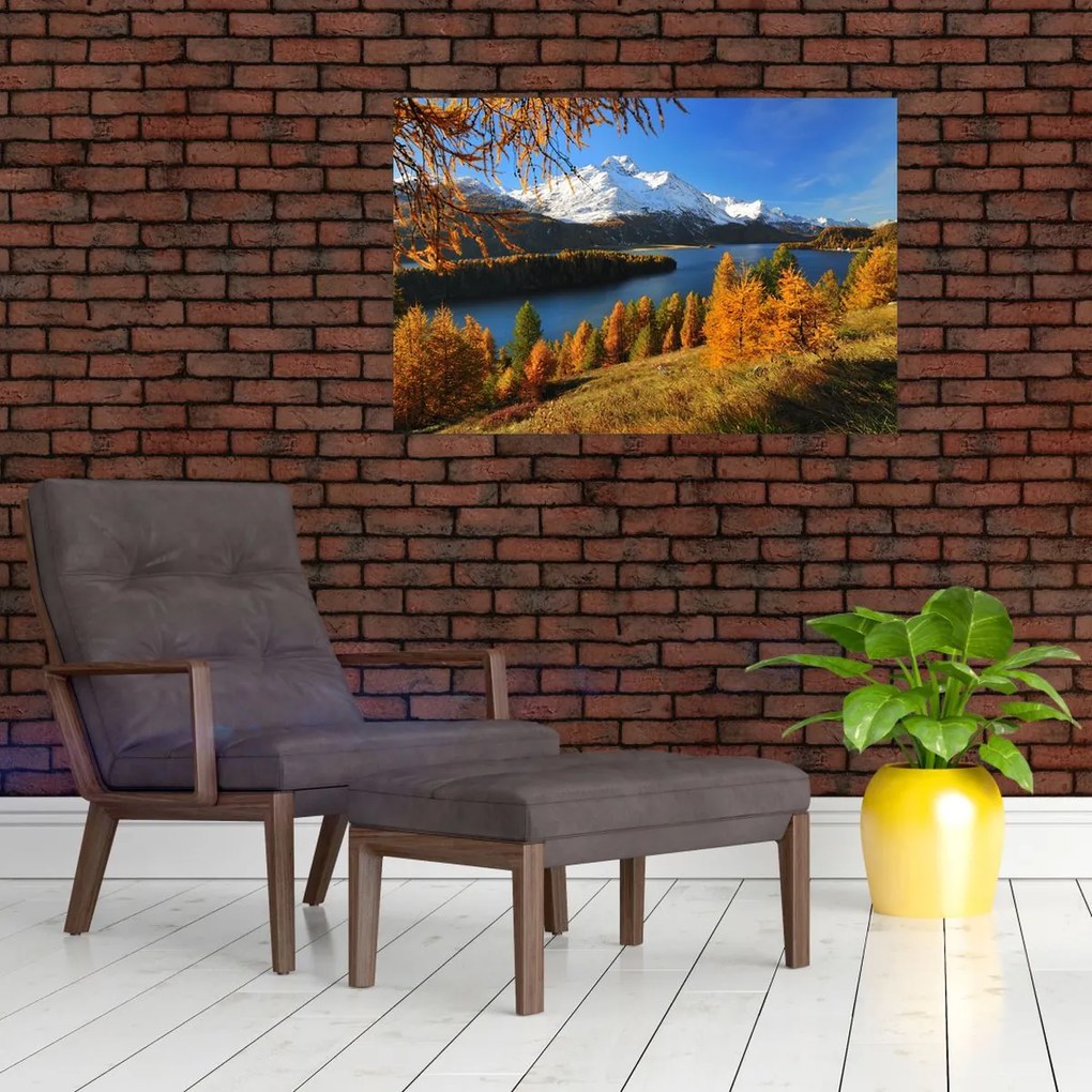 Tablou - Toamna în Alpi (90x60 cm)