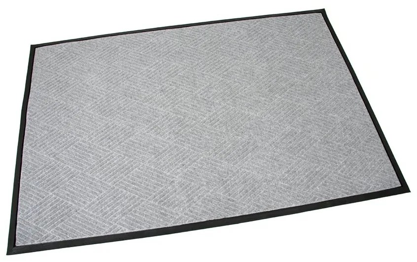 Covoraș pentru curățare textil Crossing Lines 120 x 180 x 1 cm, gri