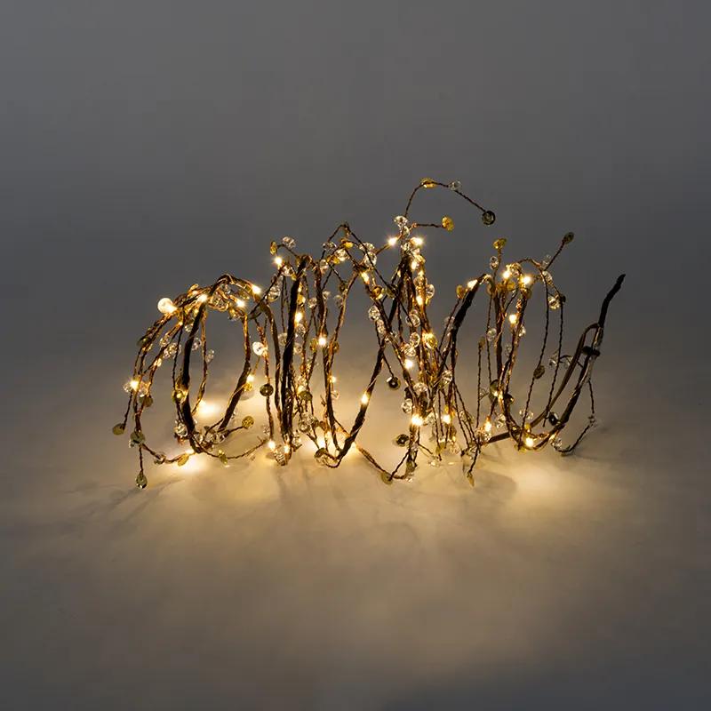Crăciun iluminat crenguță LED cald alb 1,8 metri
