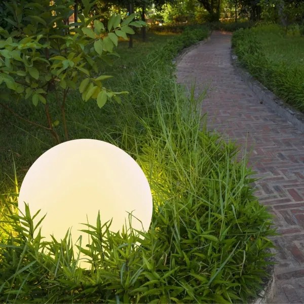 Lampă LED RGBW solară BALL LED/3,2V d. 20 cm IP65 + telecomandă