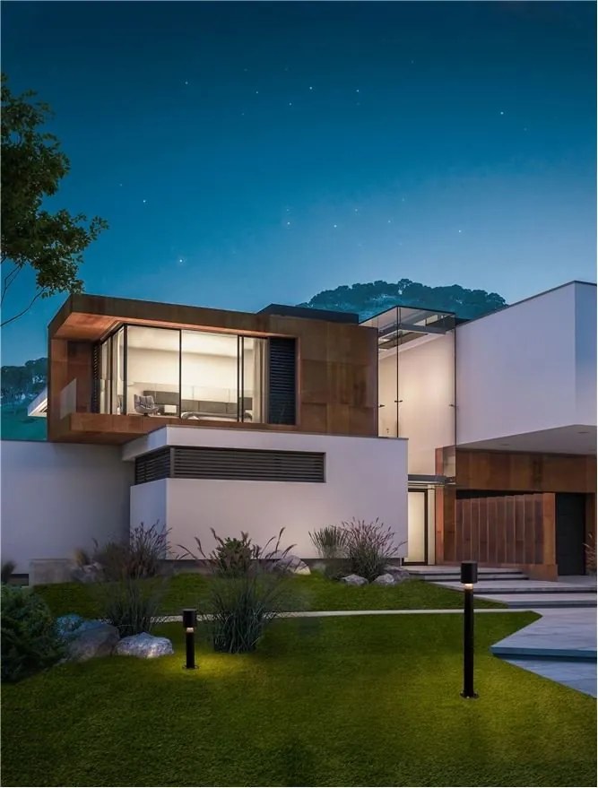 Mini Stalp LED iluminat exterior modern IP65 Royal H-29,5CM