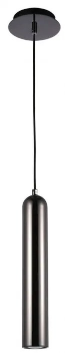 Pendul design modern TUBO 1 Black/Chrome