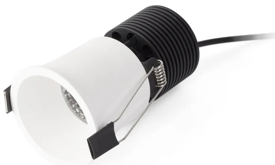 Spot LED dimabil / incastrabil tavan / plafon FOX alb 10W