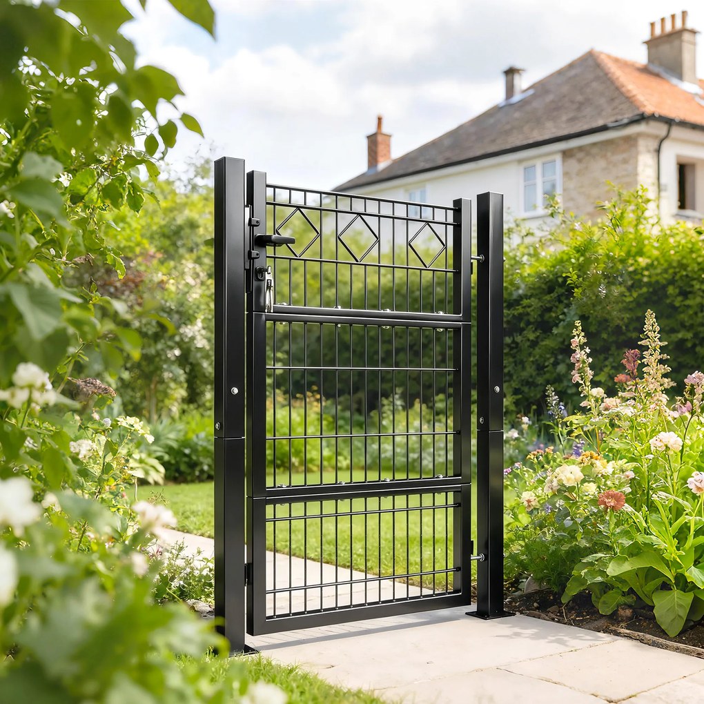 Outsunny Poartă mică pentru acces pietonal | Aosom Romania