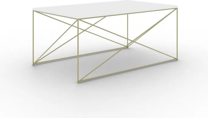 Masuta de cafea, Dante, ADRK Furniture (Culoare: Alb / Alb Lucios)