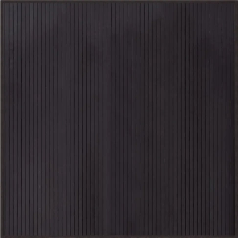 vidaXL Covor pătrat, maro închis, 100x100 cm, bambus