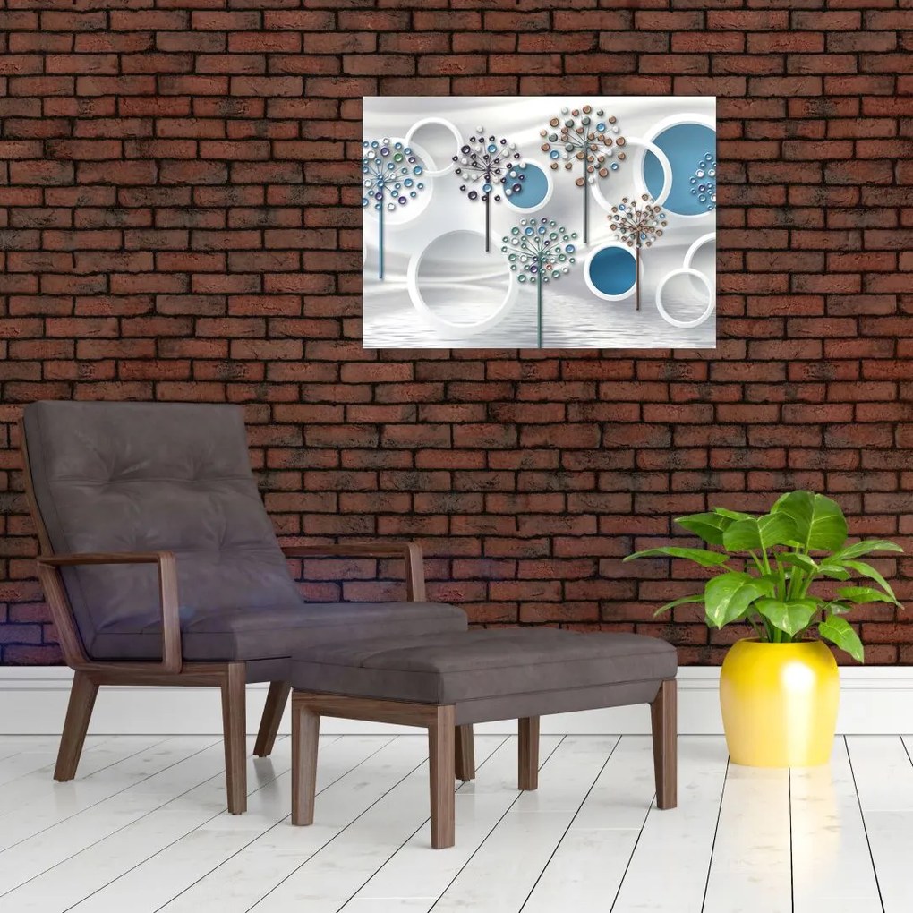 Tablou abstarcției artistice (70x50 cm)