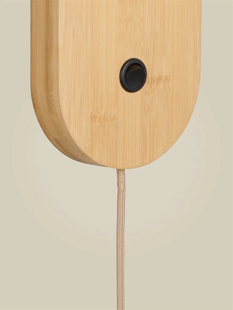 Aplica de perete din bambus natur Java