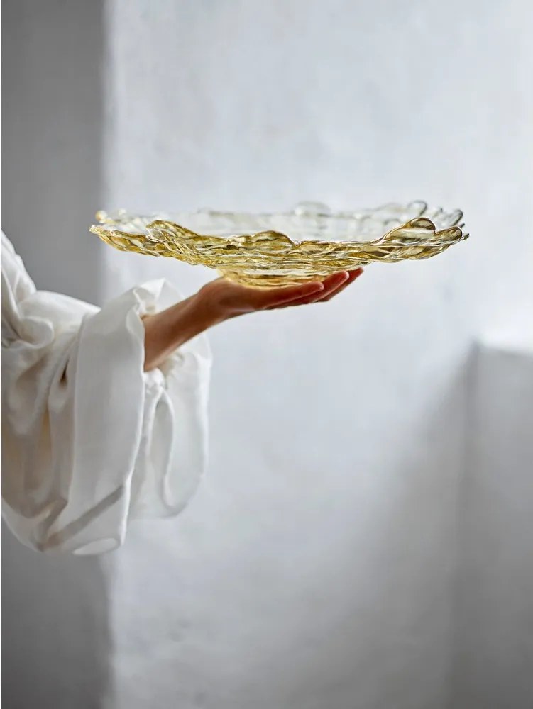 Bol bej din sticlă ø 38,5 cm Asimi – Bloomingville