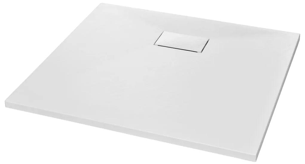 Cadita de dus, alb, 90 x 80 cm, SMC Alb, 90 x 80 cm