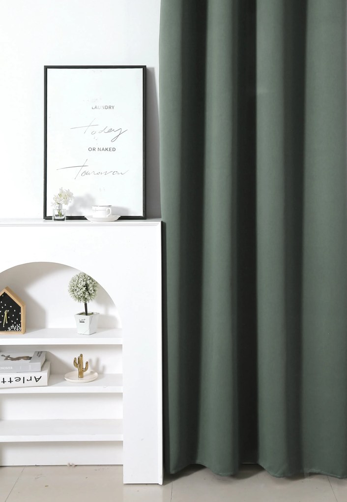 Draperie OXFORD 140x270 cm, gri-verde Agatat: Rejansa