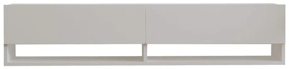 Comodă TV albă 141x31x30 cm Arges – Kalune Design