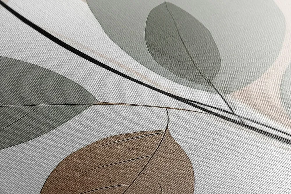 Tablou forme botanice abstracte No1