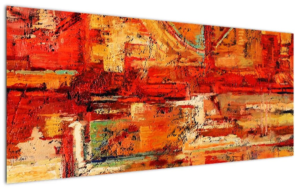 Tablou cu pictură pe pereți (120x50 cm)