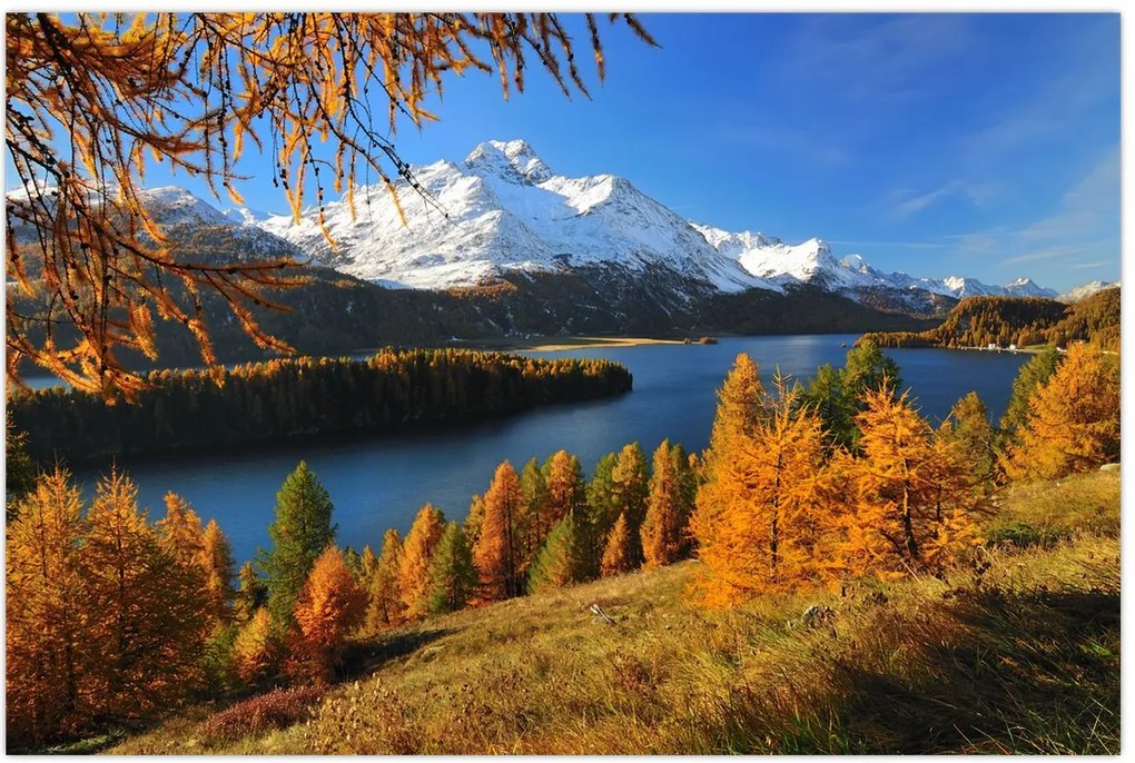 Tablou - Toamna în Alpi (90x60 cm)
