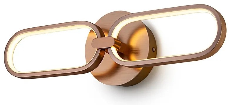 Aplica de perete LED design ultra-modern Colette. auriu roze SV-787017