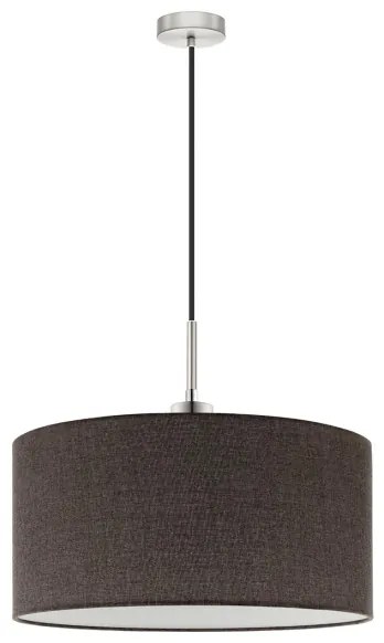 Eglo - TUNJA pendul LED pe cablu, 1xE27/60W/230V, maro