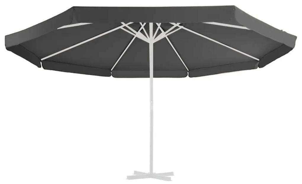 Panza de schimb umbrela de soare de exterior, antracit, 500 cm Antracit,    500 cm