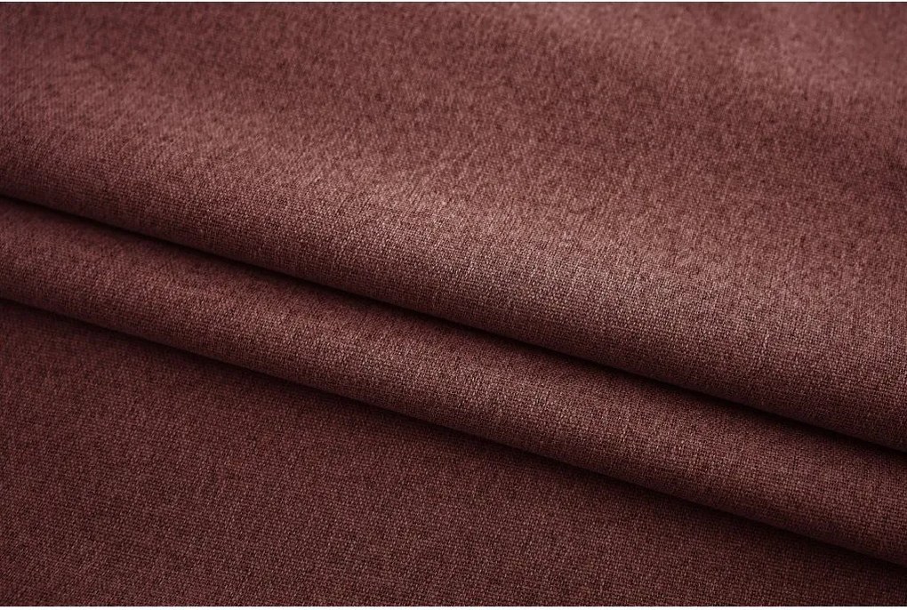 Perdea opaca NEREO 140x250 cm, maro Agatat: Inele metalice