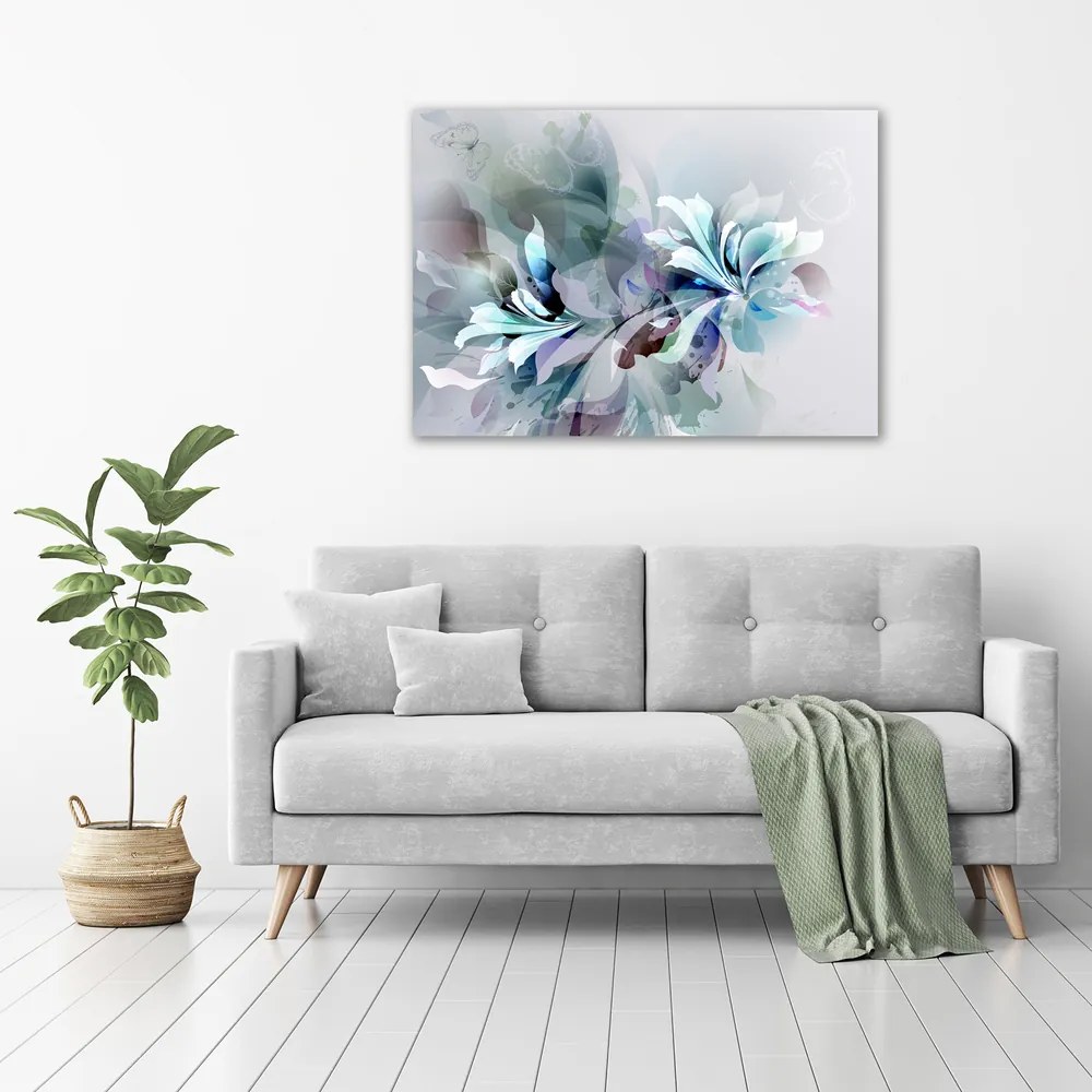 Imprimare tablou canvas Flori abstracte