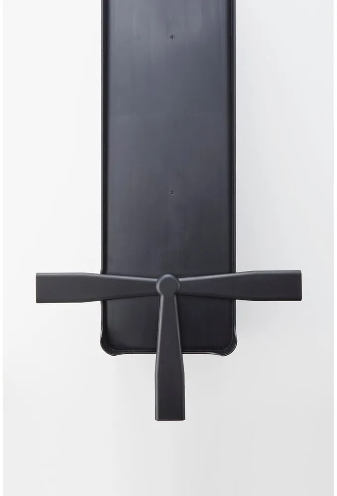 Suport de scurgere vase din silicon Yamazaki Flow, negru