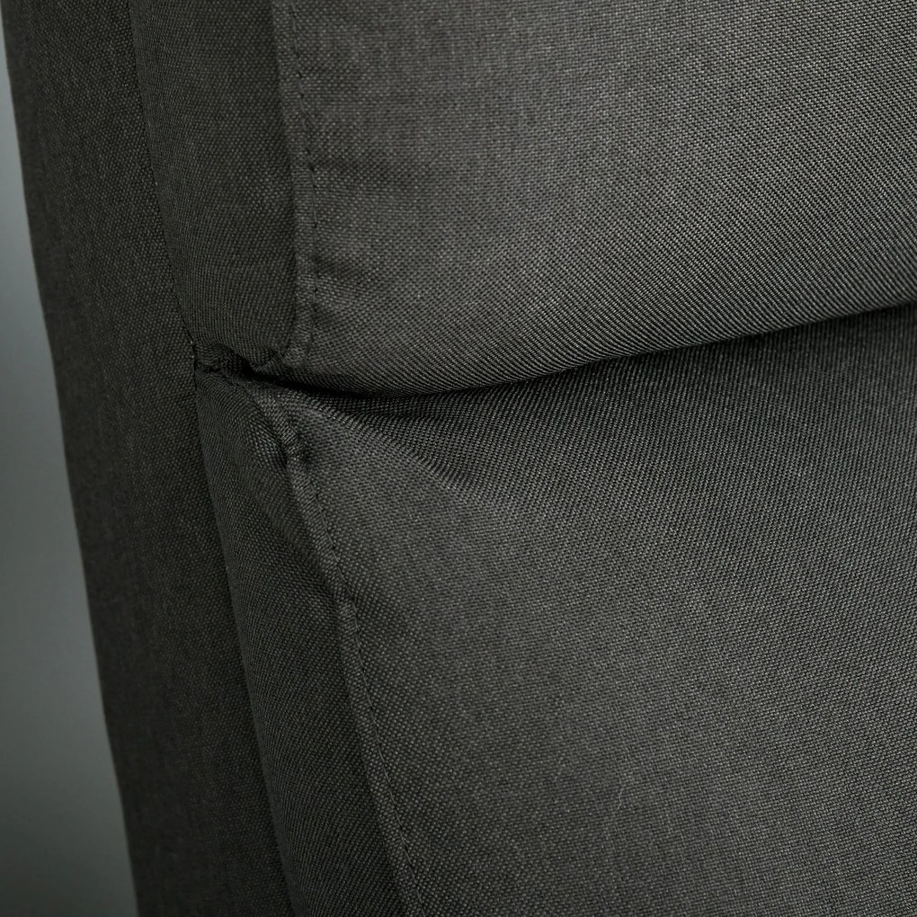 HOMCOM fotoliu recliner, 69x87x100,5cm, negru | AOSOM RO
