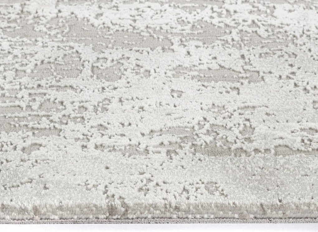 Covor Modern Living , Dormitor Dreptunghiular Anemon F032B Crem Gri (Alege dimensiunea: 100 x 200)