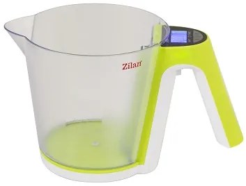 Cantar de bucatarie digital Zilan ZLN 7788, cu cana, capacitate 2 kg,Verde