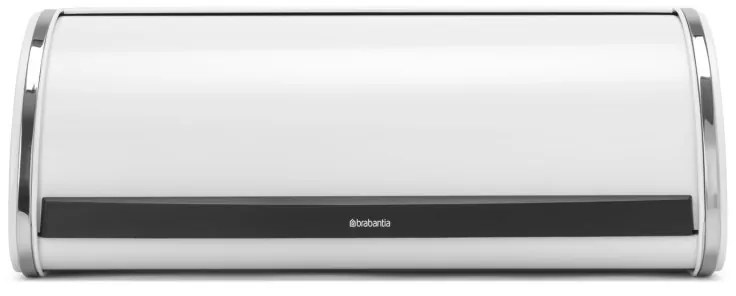 Cutie pentru paine Brabantia Roll Top 1003250, 16 L, 44.5x26 cm, Constructie usoars si robusta, Alb/Inox