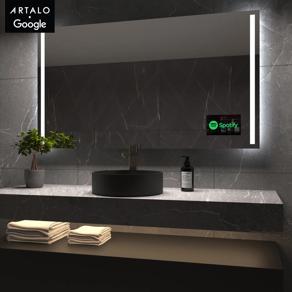 SMART oglindă LED cu iluminare M4 + SmartScreen with Google TV