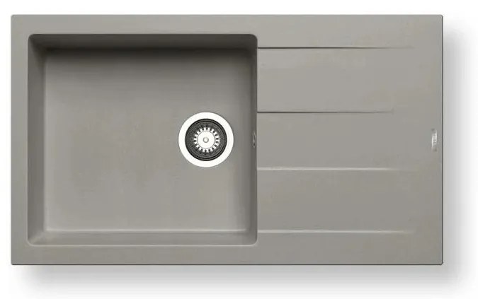 Pyramis 70107211 - Chiuvetă de bucătărie ATHLOS 86x50 cm, granit gri