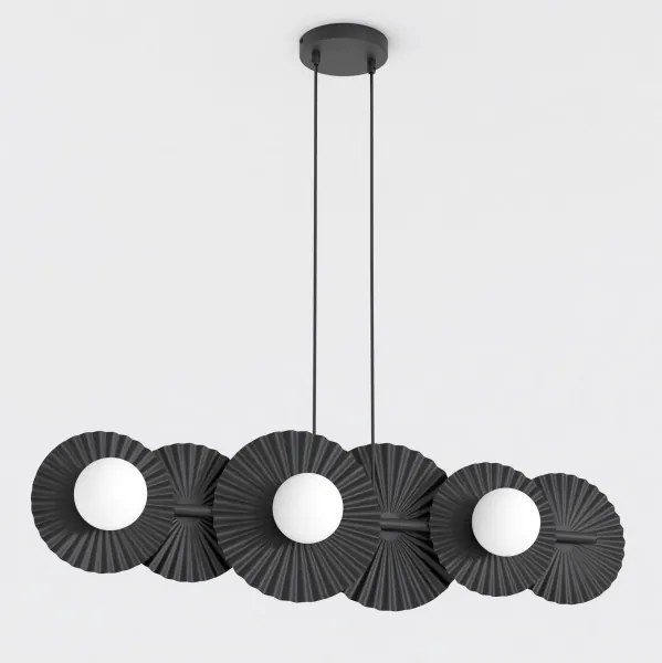 Lustră suspendată pe cablu UMBRA, 6x G9, 8W, 230V, negru