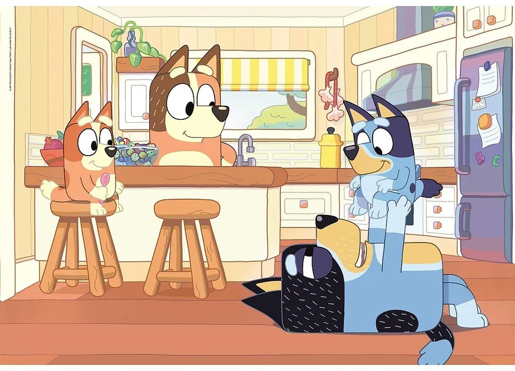 Bluey Kitchen Puzzle Clementoni cu 104 piese