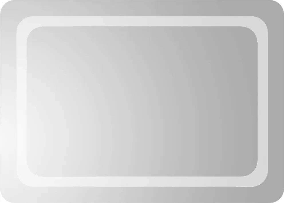 vidaXL Oglinda de baie cu LED, 50x70 cm