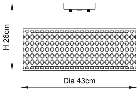Lustră aplicată Endon 81966 CORDERO 3xE27/10W/230V crom mat