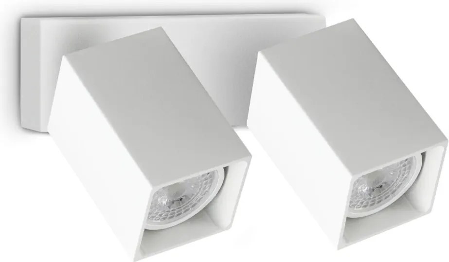 Aplica de perete DYNAMITE AP2 SQUARE BIANCO