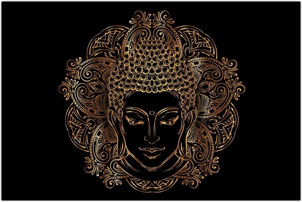 Tablou - Buddha auriu (90x60 cm)