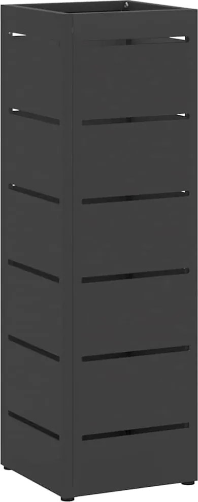 vidaXL Suport pentru umbrele Negru 15,5 x 15,5 x 49 cm Metal