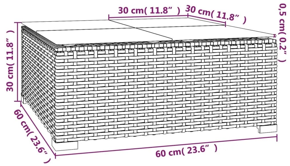 Set mobilier de gradina cu perne, 12 piese,gri, poliratan gri si antracit, 4x colt + 7x mijloc + masa, 1