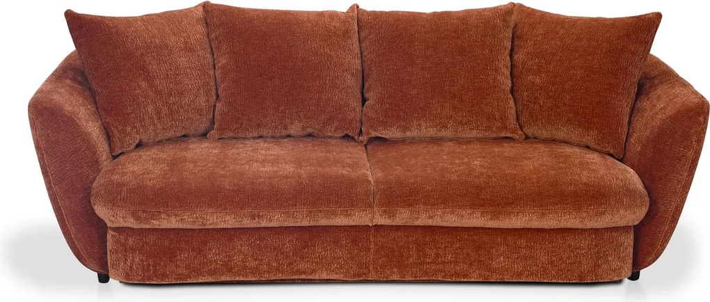 Canapea dormit NOVA, stofa crem - Miracle C273, 237x117x95 cm