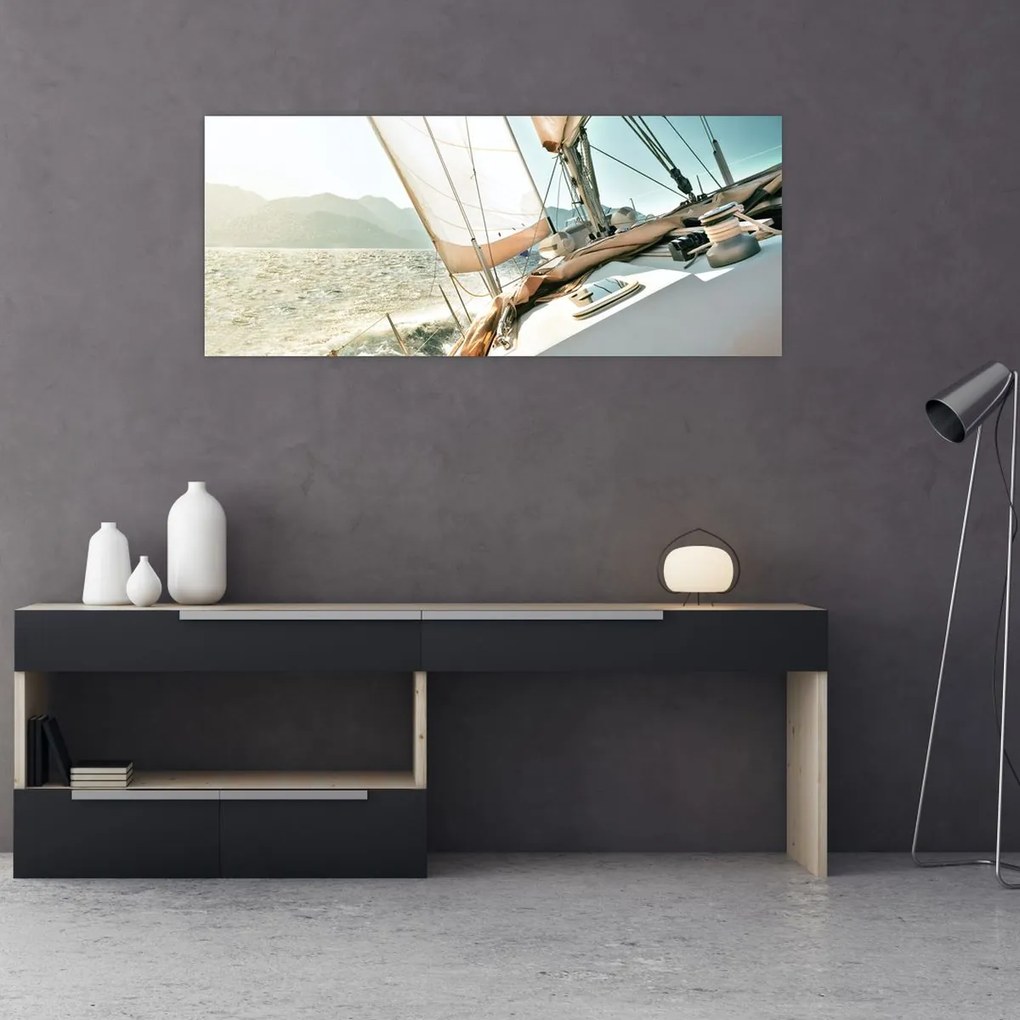 Tablou - Yacht (120x50 cm)