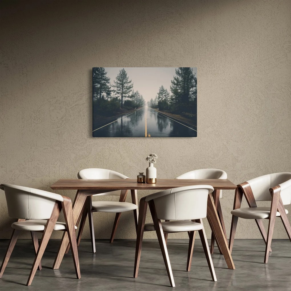 Tablou - Drum în ploaie (90x60 cm)