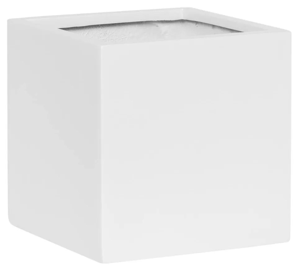 Ghiveci pentru flori Fleur, culoare alb mat, dimensiuni multiple - PotteryPots Mărime: S - v. 15 cm