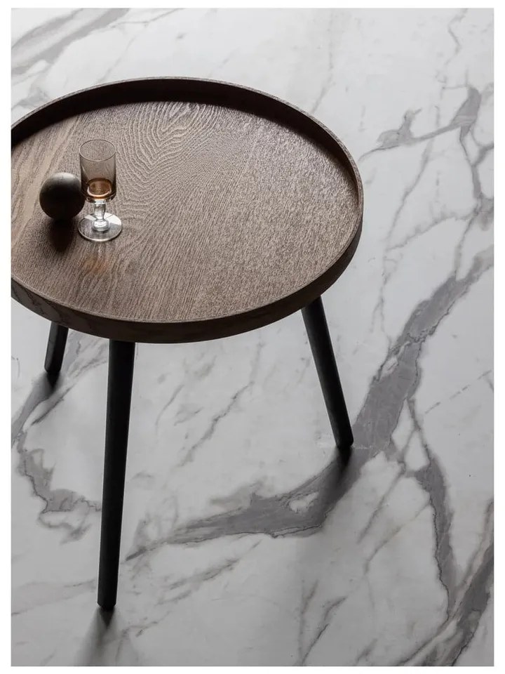 Măsuță auxiliară WOOOD Mesa, ø 45 cm, natural