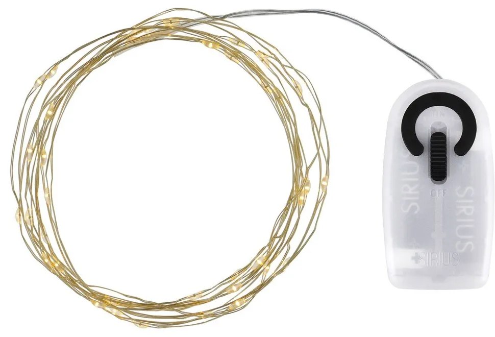 Ghirlandă luminoasă cu 40 de becuri lungime 390 cm Knirke – Sirius