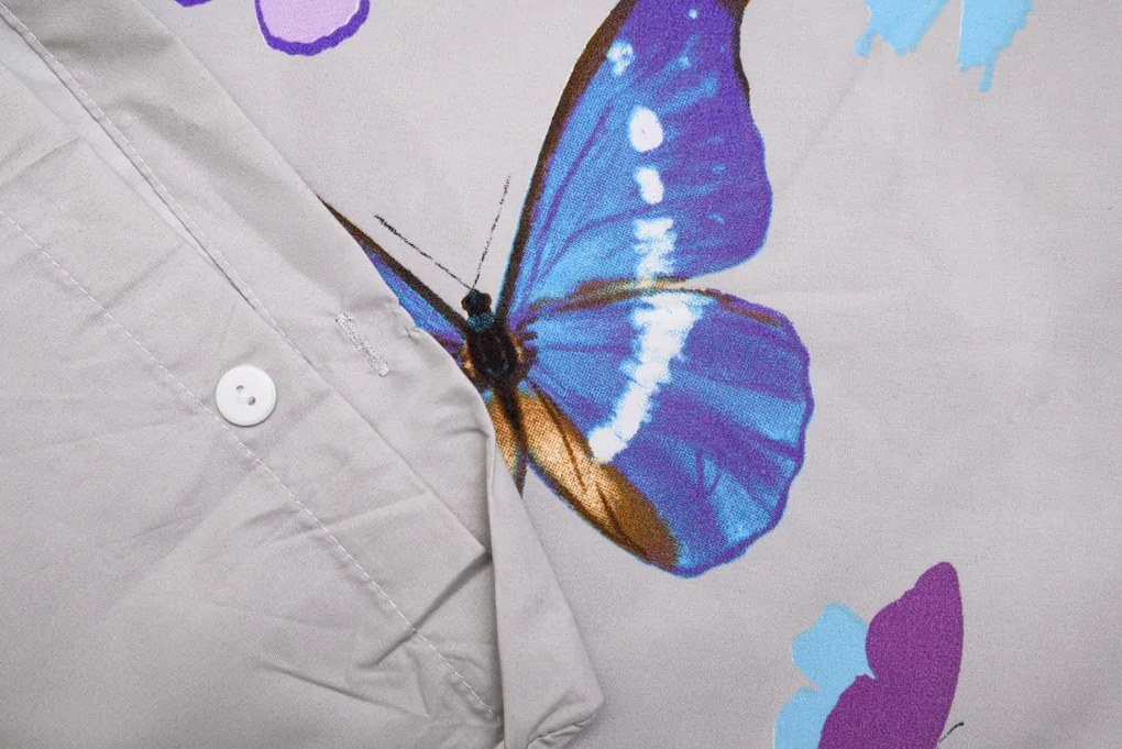 Set 2 huse de perna BLUE BUTTERFLY 40x50 cm