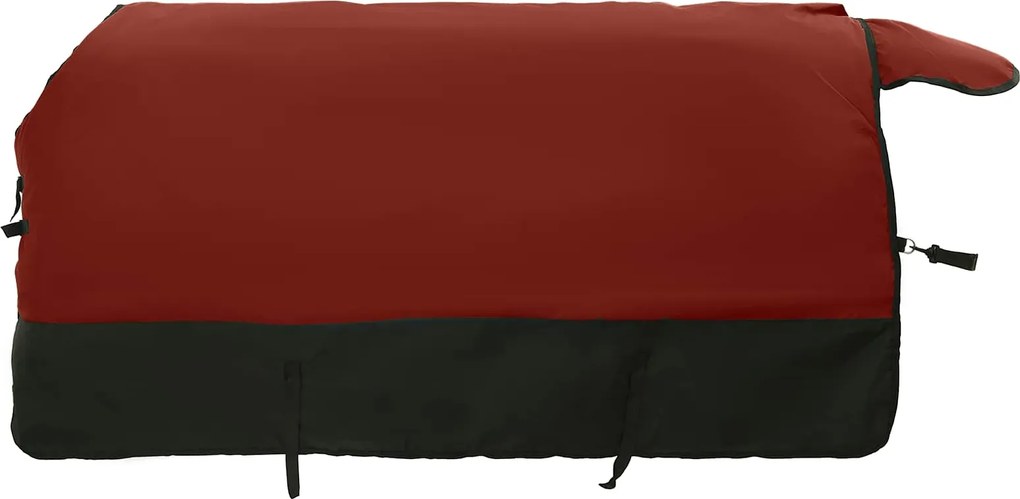 vidaXL Pătură pentru cai Verde închis și negru 85 cm Poliester